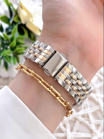 Coliseum Welder Kasa Renkli Cam Vintage Seri Kadın Kol Saati+ Bileklik WDR.10L01.L2 - Resim 3