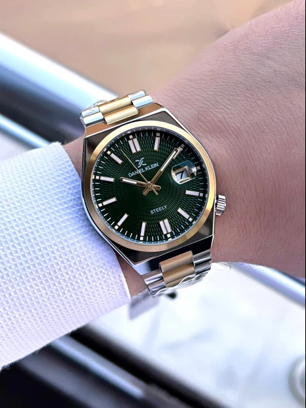 Daniel Klein Takvimli Kadran Rolex Kasa 30 Mt Suya Dayanıklı 2 Yıl Garantili Erkek Kol Saati 10752F8 - Resim 2