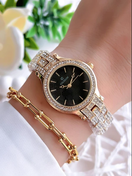 Coliseum Özel Tasarım Vintage Seri Kadın Kol Saati+ Bileklik Hediyeli CL8732.M7 ürün görseli