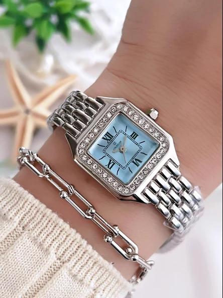 Coliseum Özel Tasarım Vintage Seri Kadın Kol Saati+ Bileklik Hediyeli LC8458.B2 ürün görseli