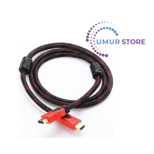 Örgü HDMI Kablosu 1,5 m ürün görseli 1