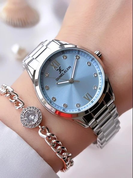 Daniel Klein Çelik Kordon 30 Mt Suya Dayanıklı Kadın Kol Saati+Bileklik BFG.13496.X9 ürün görseli