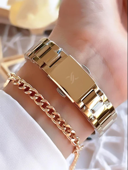 Daniel Klein Çelik Kordon 30 Mt Suya Dayanıklı Kadın Kol Saati+Bileklik BFG.1.10429.2 - Resim 3