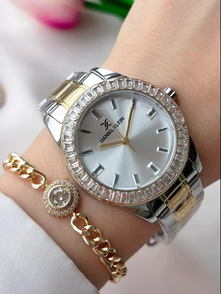 Daniel Klein Çelik Kordon 30 Mt Suya Dayanıklı Kadın Kol Saati+Bileklik BFG.13484.X3 ürün görseli