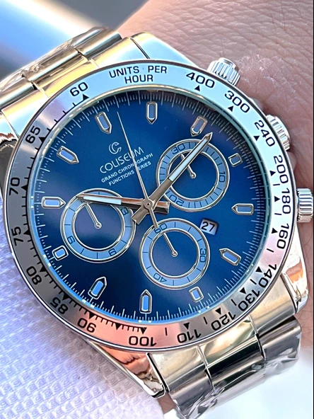 Coliseum Çelik Kordon Takvimli Kadran Kutulu Seri Erkek Kol Saati FT.CLS.E8743.L ürün görseli