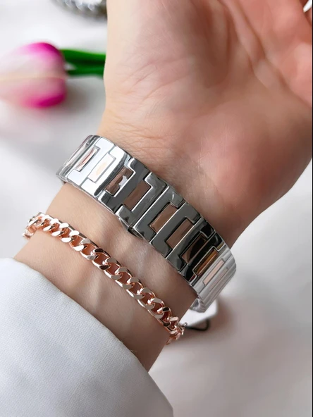 Daniel Klein Çelik Kordon 30 Mt Suya Dayanıklı Kadın Kol Saati+Bileklik BFG.10734.X7 - Resim 3