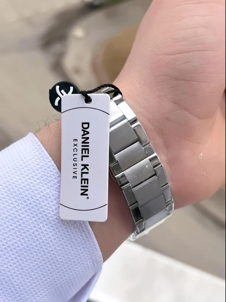 Daniel Klein İç Fonksiyonları Aktif 30 Mt Suya Dayanıklı 2 Yıl Garantili Erkek Kol Saati FDK.10004F1 - Resim 4