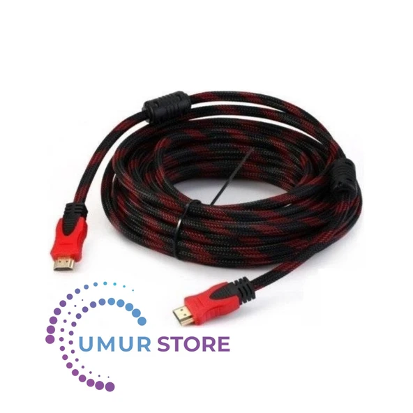 Sargılı HDMI Kablo - 5m ürün görseli 1