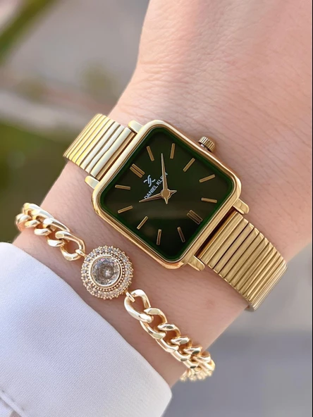 Daniel Klein Çelik Kordon Köşeli Kasa 2 Yıl Garantili Bileklik Hediyeli Kadın Kol Saat BFG.10835.5 ürün görseli