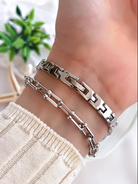 Coliseum Özel Tasarım Vintage Seri Kadın Kol Saati+ Bileklik Hediyeli CL8454.M4 - Resim 3