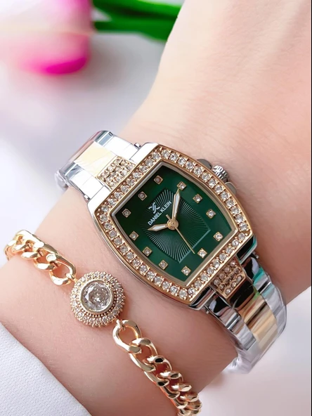 Daniel Klein Çelik Kordon 30 Mt Suya Dayanıklı Kadın Kol Saati+Bileklik BFG.13784X6 ürün görseli