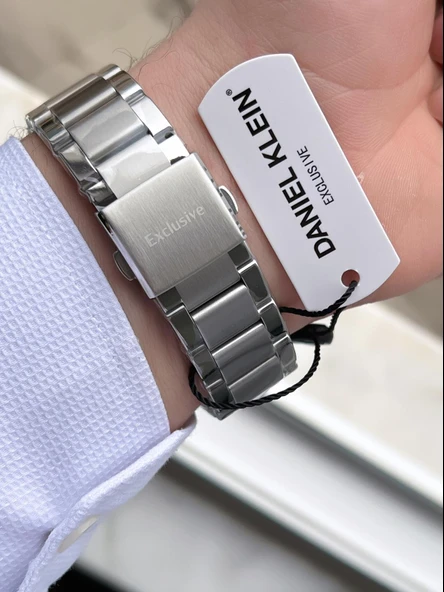 Daniel Klein İç Fonksiyonları Aktif 30 Mt Suya Dayanıklı 2 Yıl Garantili Erkek Kol Saati FDK.10587F7 - Resim 4