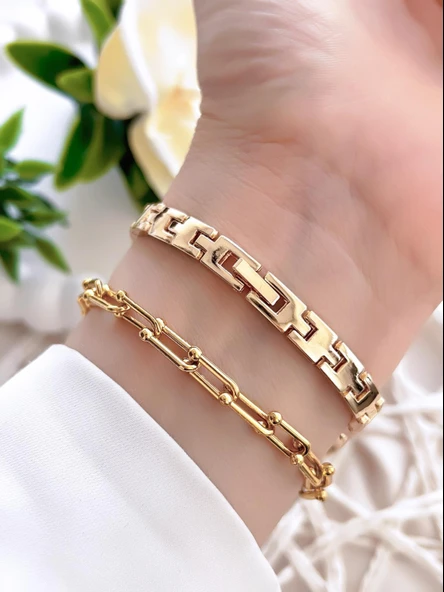 Coliseum Özel Tasarım Vintage Seri Kadın Kol Saati+ Bileklik Hediyeli CL8454.M3 - 3