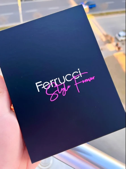 Ferrucci Çift Kordonlu Deri Ve Çelik Hasırlı İç Fonksiyonları Aktif 3 Atm Erkek Kol Saati EFC.03L.03 - Resim 8