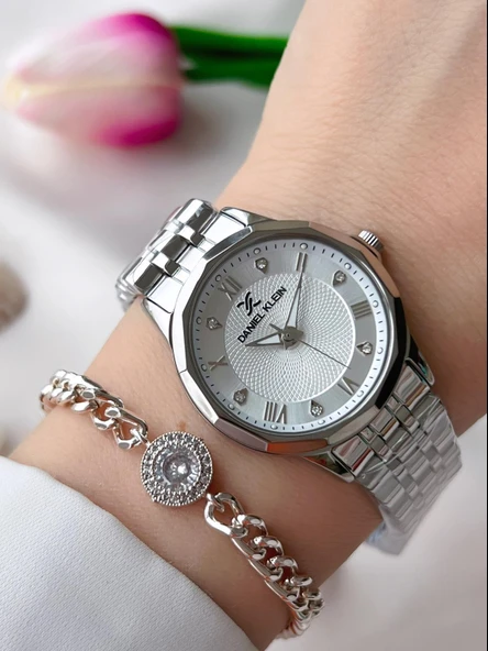 Daniel Klein Çelik Kordon 30 Mt Suya Dayanıklı Kadın Kol Saati+Bileklik BFG.13898.X1 ürün görseli