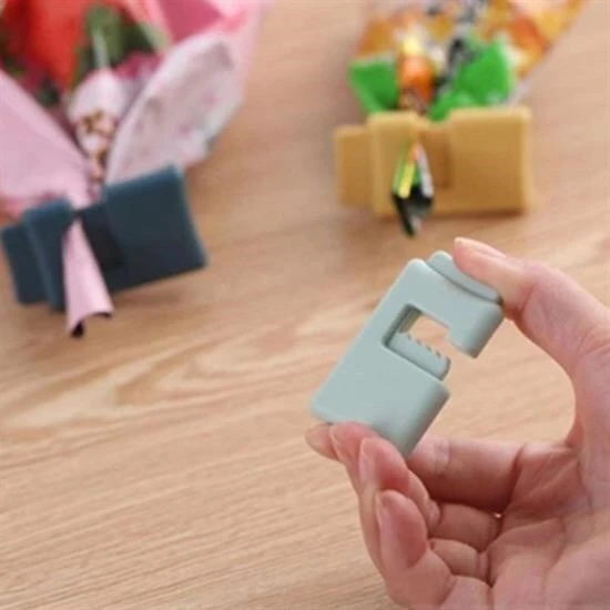 6lı Hava Sızdırmaz Poşet Torba Ambalaj  Ve Paket Kıstırmalı Kapatma Klipsi - Resim 4