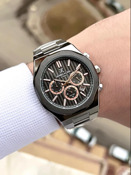 Daniel Klein İç Fonksiyonları Aktif 30 Mt Suya Dayanıklı 2 Yıl Garantili Erkek Kol Saati FDK.13451F5 - Resim 3