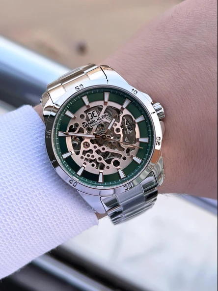 Daniel Klein Otomatik Ve Manuel Kurma Özellikli 30 Mt Suya Dayanıklı Erkek Kol Saat FDK.10783.F5 - 3