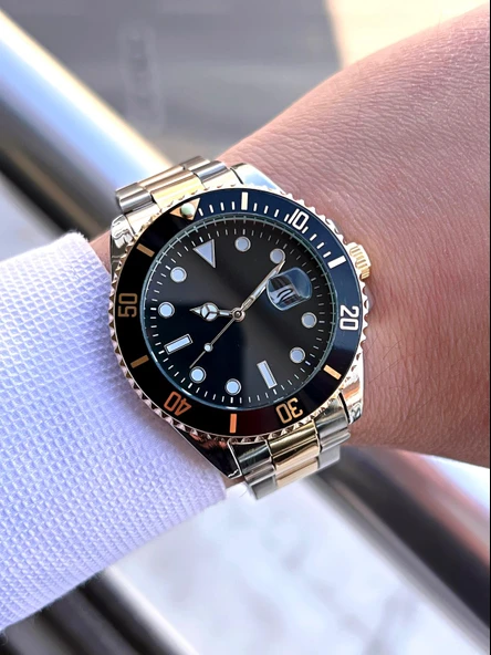 Coliseum Çelik Kordon Takvimli Kadran Kutulu Seri Erkek Kol Saati FT.AAS.I017 - Resim 2