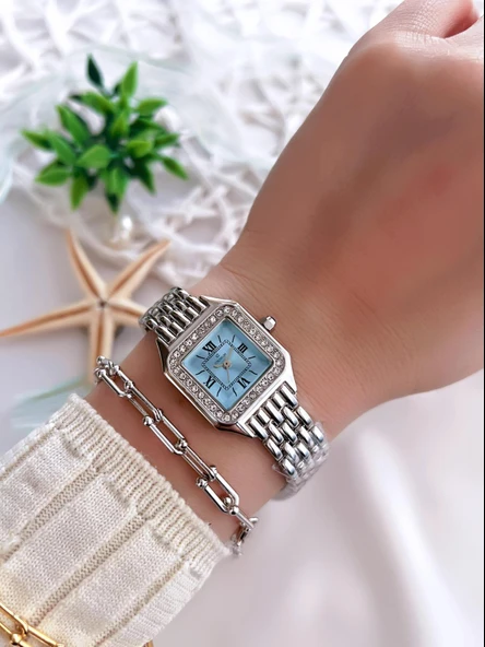 Coliseum Özel Tasarım Vintage Seri Kadın Kol Saati+ Bileklik Hediyeli LC8458.B2 - Resim 2