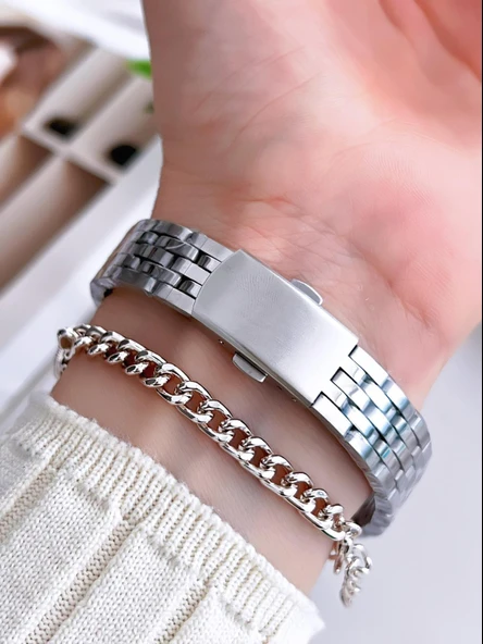 Coliseum Özel Tasarım Vintage Seri Kadın Kol Saati+ Bileklik Hediyeli CL8698.BM7 - Resim 3