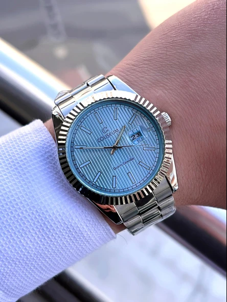 Coliseum Çelik Kordon Takvimli Kadran Kutulu Seri Erkek Kol Saati FT.AAS.I009 - Resim 2