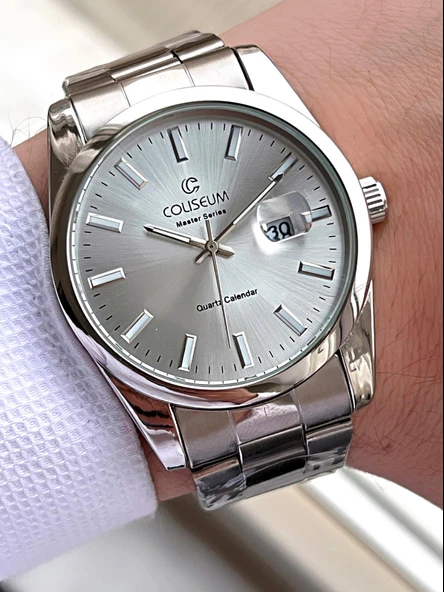 Coliseum Çelik Kordon Takvimli Kadran Kutulu Seri Erkek Kol Saati FT.CLS.E007 ürün görseli
