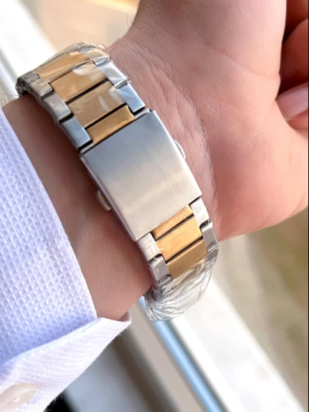 Captiva Çelik Kordon Takvimli Kadran Kutulu Seri Erkek Kol Saati C01.ES05 - Resim 4