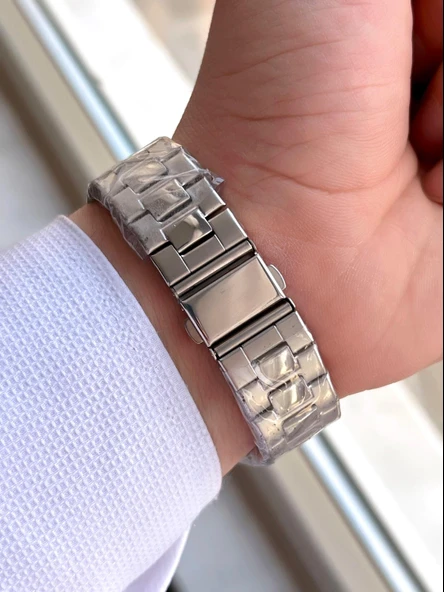 Captiva Çelik Kordon Takvimli Kadran Kutulu Seri Erkek Kol Saati C02.SE03 - Resim 4