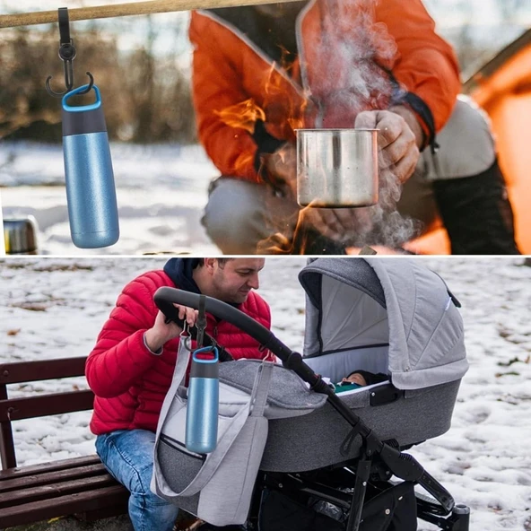 2'li Bebek Arabası, Motor, Bisiklet Eşya Taşıma Aparatı Plastik Kanca - Resim 2