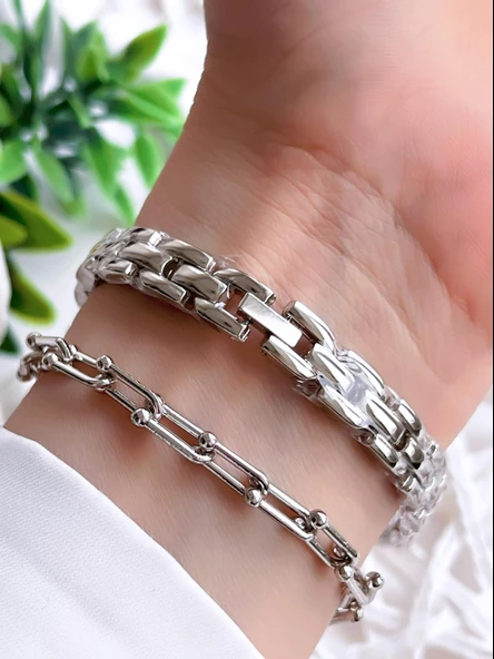 Coliseum Özel Tasarım Vintage Seri Kadın Kol Saati+ Bileklik Hediyeli CL8458.M6 - Resim 3