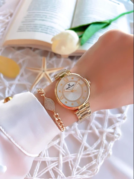 Daniel Klein Çelik Kordon 30 Mt Suya Dayanıklı Kadın Kol Saati+Bileklik BFG.1.10429.2 - Resim 2