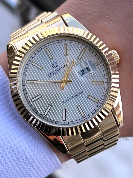 Coliseum Çelik Kordon Takvimli Kadran Kutulu Seri Erkek Kol Saati FT.AAS.I013 ürün görseli