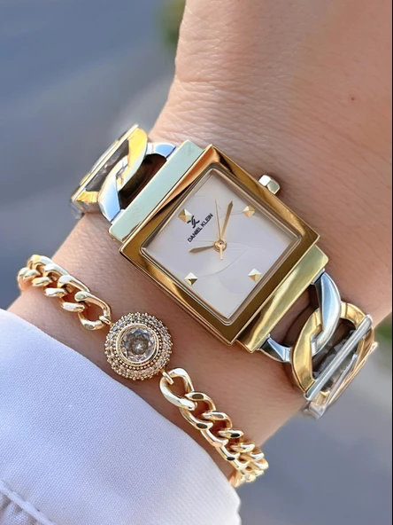 Daniel Klein Çelik Kordon 30 Mt Suya Dayanıklı 2 Yıl Garantili Kadın Kol Saati+Bileklik BYN.13959.7 ürün görseli