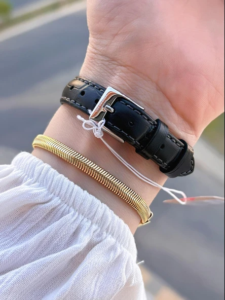 Lee Cooper Deri Kordonlu 3 Atm Suya Dayanıklı 2 Yıl Garantili Kadın Kol Saati BLC08191.231 - Resim 3