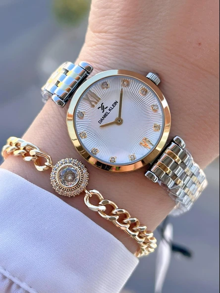 Daniel Klein Çelik Kordon 30 Mt Suya Dayanıklı Kadın Kol Saati+Bileklik BYN.14094.3 ürün görseli