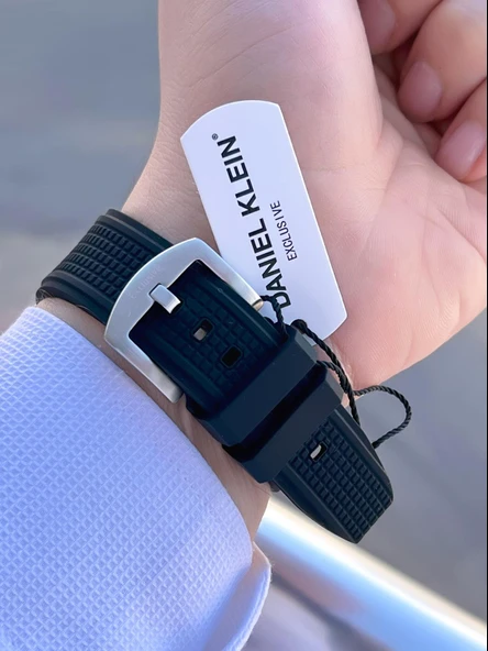 Daniel Klein Silikon Kordon İç Fonksiyonları Aktif 2 Yıl Garantili Erkek Kol Saati FG.DK10676.5 - Resim 5