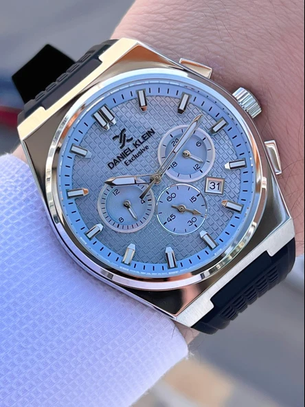 Daniel Klein Silikon Kordon İç Fonksiyonları Aktif 2 Yıl Garantili Erkek Kol Saati FG.DK10676.5 ürün görseli