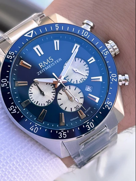 Rms Romanson Çelik Kasa & Kordon 5 Atm Suya Dayanıklı 2 Yıl Garantili Erkek Kol Saati AG1635.03 ürün görseli