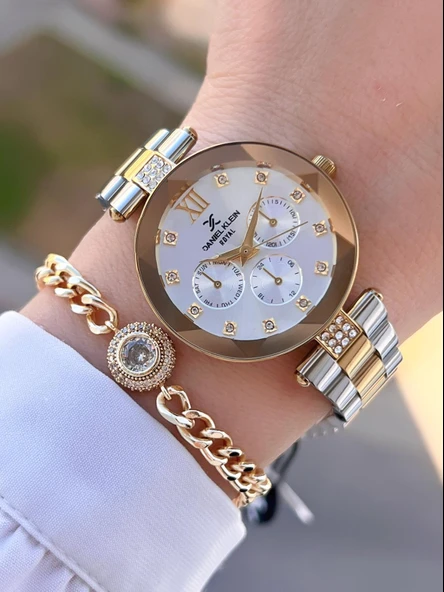 Daniel Klein Çelik Kordon 30 Mt Suya Dayanıklı Kadın Kol Saati+Bileklik BYN.10728.M3 ürün görseli