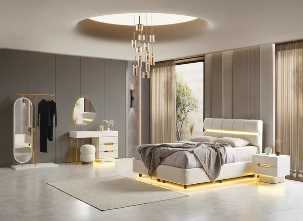 BASEL MDF YATAK ODASI TAKIMI - Resim 3