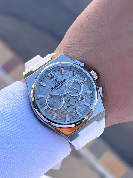 Daniel Klein Silikon Kordon İç Fonksiyonları Aktif 2 Yıl Garantili Erkek Kol Saati FG.DK10676.4 - Resim 2