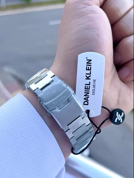 Daniel Klein Çelik Kasa&Kordon İç Fonksiyonları Aktif 2 Yıl Garantili Erkek Kol Saati FG.CL.14000.2 - Resim 4