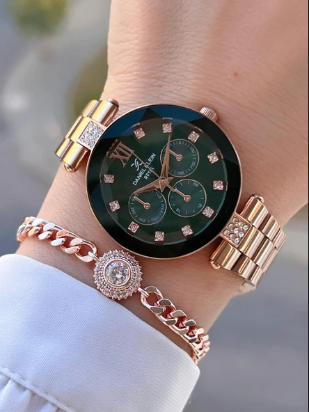 Daniel Klein Çelik Kordon 30 Mt Suya Dayanıklı Kadın Kol Saati+Bileklik BYN.10728.M8 ürün görseli