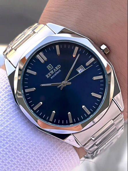 Reward Çelik Kordon 5 Atm Suya Dayanıklı Takvimli Kadran 2 Yıl Garantili Erkek Kol Saati WE.147131.2 ürün görseli