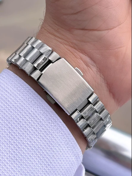 Coliseum Çelik Kordon Takvimli Kadran Kutulu Seri Erkek Kol Saati FT.RL.8742.S2 - Resim 4