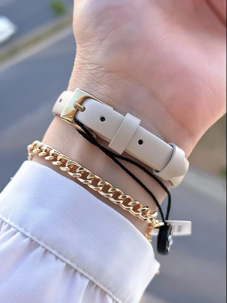 Daniel Klein Deri Kordon 30 Mt Suya Dayanıklı 2 Yıl Garantili Kadın Kol Saati+Bileklik BFG13943.2 - Resim 3