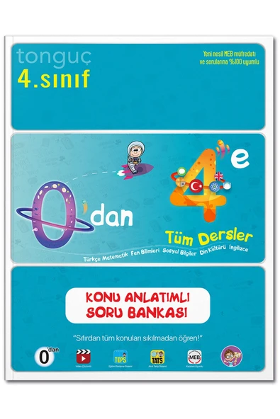 Tonguç Yayınları Tonguç 0 Dan 4 E Konu Anlatımlı Soru Bankası