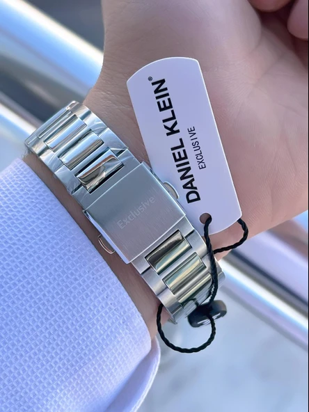 Daniel Klein İç Fonksiyonları Aktif 30 Mt Suya Dayanıklı 2 Yıl Garantili Erkek Kol Saati FG.13522.2 - Resim 5