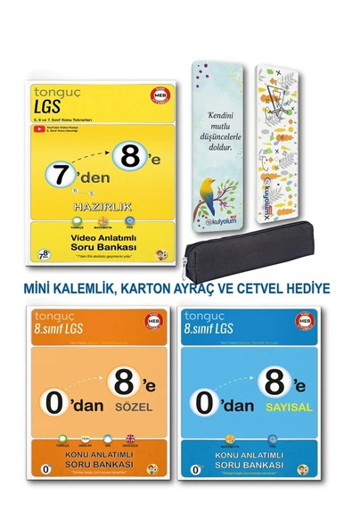 Tonguç Yayınları Lgs 2026 - 7'den 8'e Hazırlık Seti